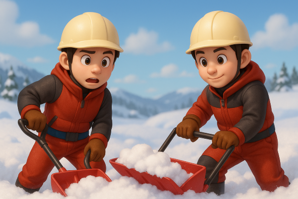 面接不要　タイパ・コスパ重視　線路除雪スタッフ　安全最優先　未経験者大歓迎　5名！