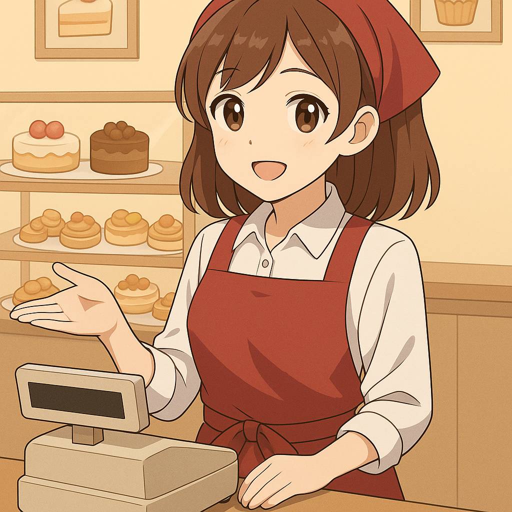 菓子店舗レジスタッフ　週3日～5日　長期通年・扶養内OK　【未経験者大歓迎】