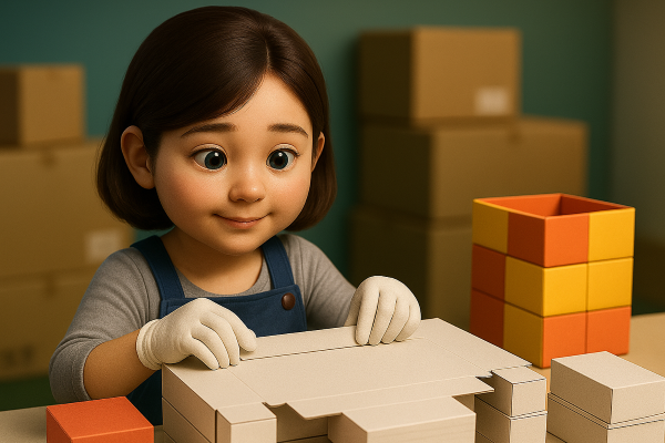 小樽日払い可＆時給1202円！女性多数勤務中のお菓子箱折スタッフ募集