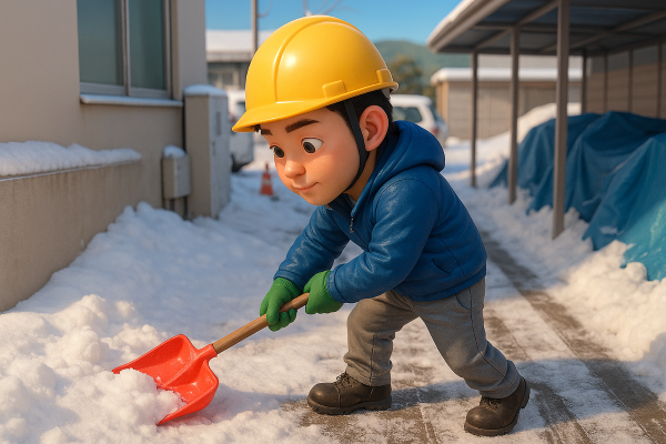 岩見沢★冬季限定アルバイト！住宅や店舗の屋根雪下ろしスタッフ募集