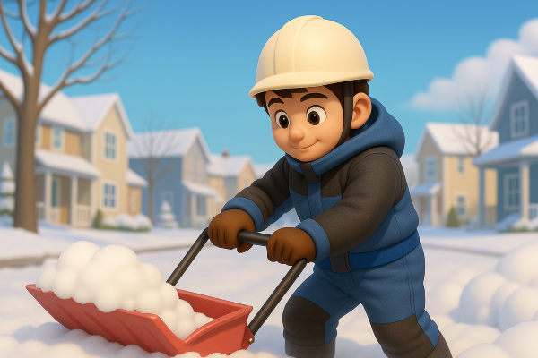 岩見沢★短期バイト！屋根雪下ろしスタッフ募集2026年2月迄