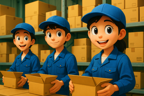 北広島で送迎可！日払い可の雑貨仕分け作業/時給1202円