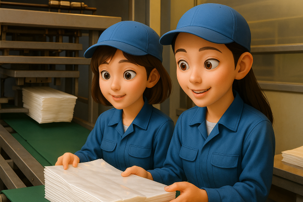 岩見沢餅工場簡単軽作業時給1300円女性多数短期可/土日休み