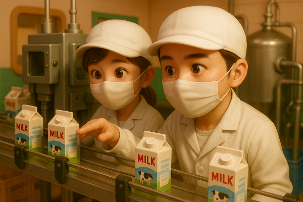 日払い/乳製品工場軽作業スタッフ/札幌市東区/時給1242円