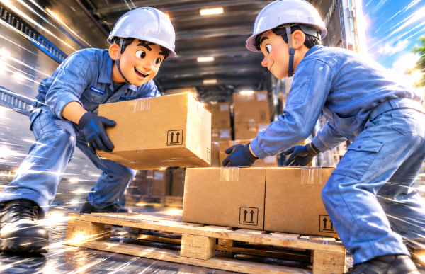 岩見沢日払い可平日週1可超短時間荷役バイト募集/男性多数