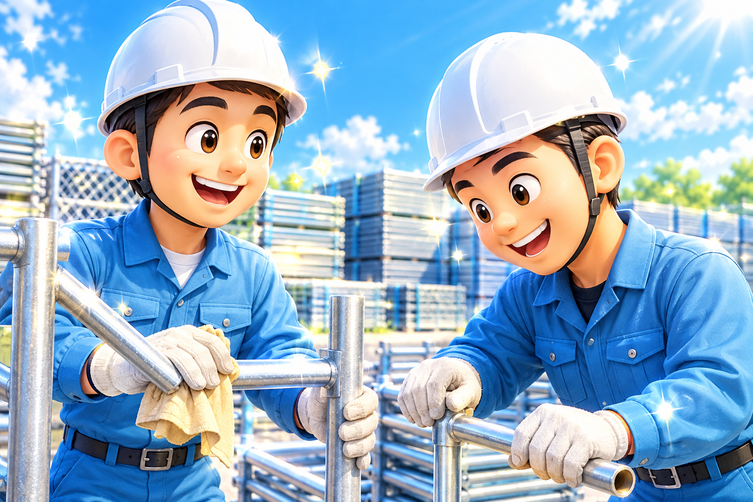 足場清掃作業／長期／日払OK／時給1288円／札幌市白石川北
